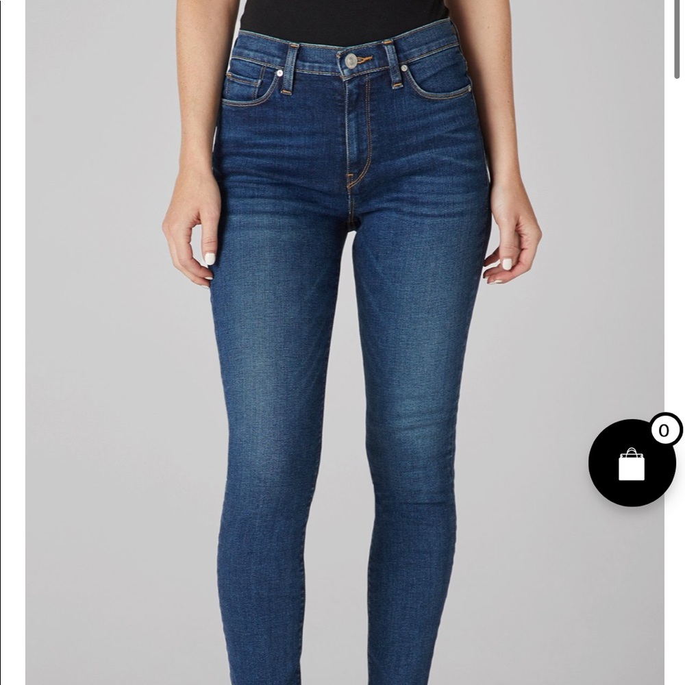 Hudson Mid-Rise Skinny Jeans